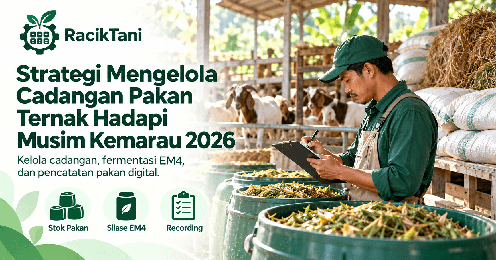 Thumbnail Strategi Mengelola Cadangan Pakan Ternak Hadapi Musim Kemarau 2026